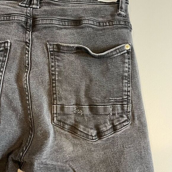 ZARA Distressed Black High Waisted Skinny Jeans | SZ 30 - Picture 16 of 16